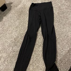 Aerie offline crossover leggings, black, size medium